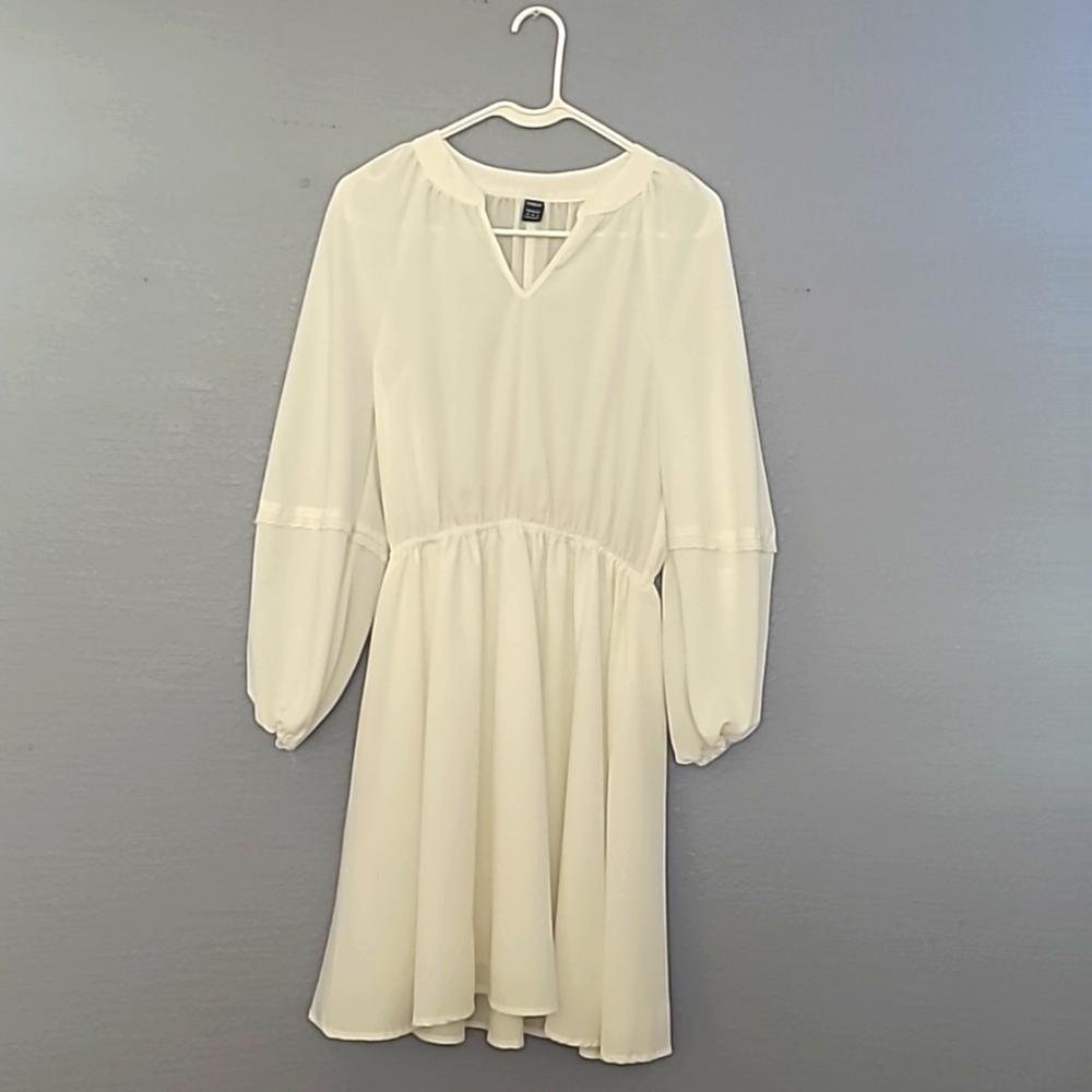Shein M white Dress